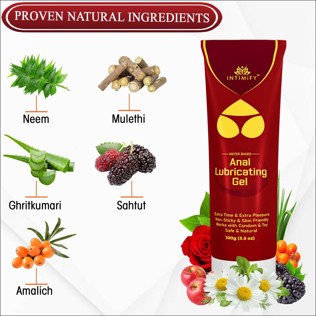 Intimify Anal Lubricating Gel for smooth anal sex experience and used as lubricant gel, sexual lubricant gel, sex lubricant view 2