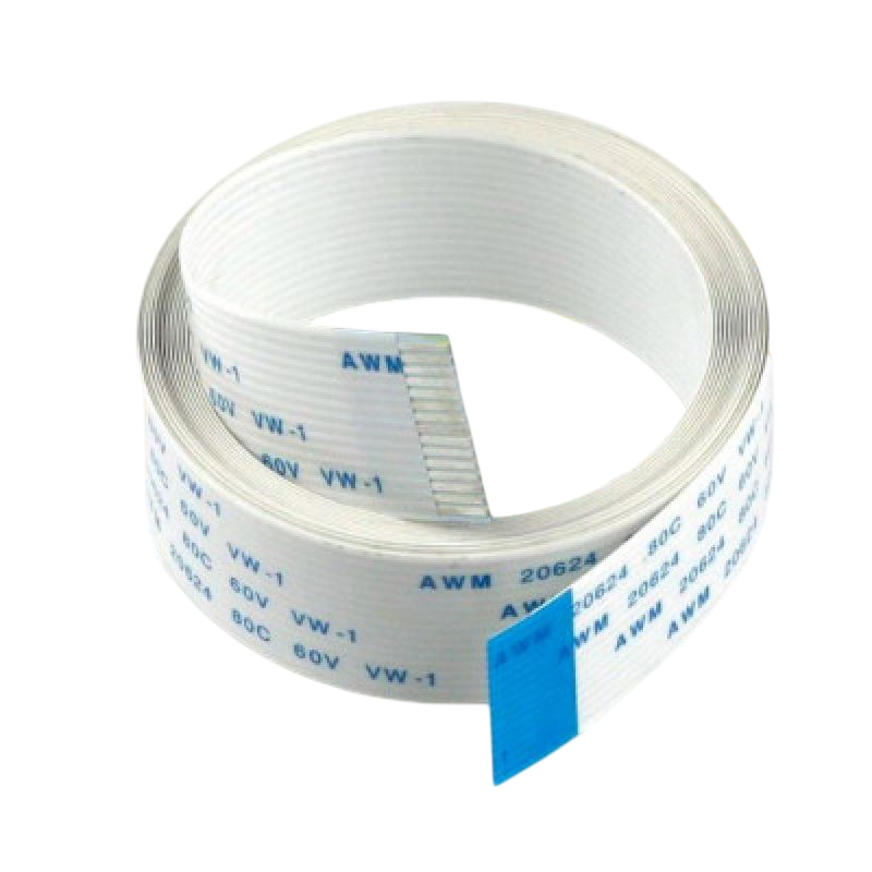 28 Pin 1mm Pitch 900mm Same Side Connection FFC Ribbon Flexible Flat Cable view 2