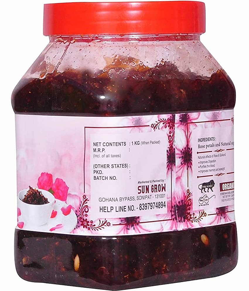 Sun Grow Home Made Punjabi Natural Gulkand| Gives Relief from Acidity, Purifies Blood, Improves Digestion Pickle 1 kg view 2