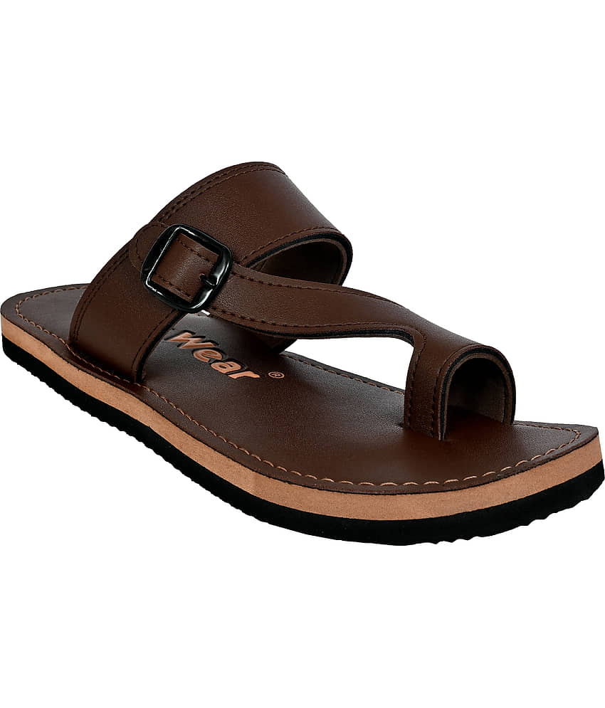 Cozy Wear Black Men's Leather Slipper view 2