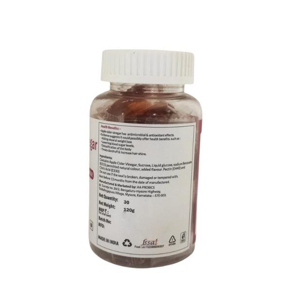 MEWISE Apple Cider Vinegar Gummies 120 Gms view 2