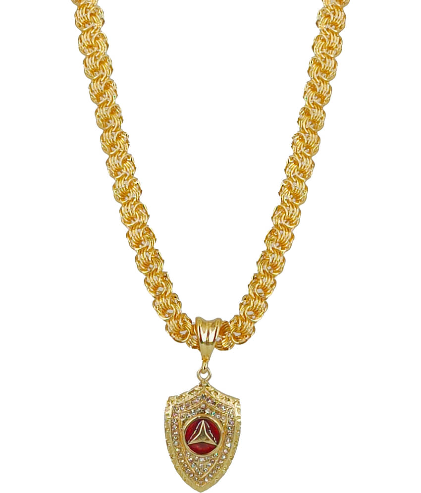 KRIMO - Golden Pendant ( Pack of 1 )