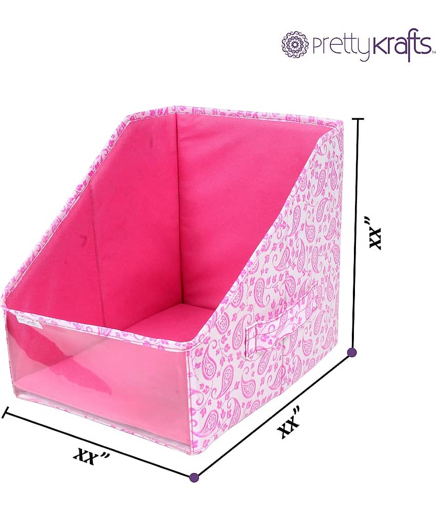PrettyKrafts Leggings stacker, Organiser for clothes, Leggings, T Shirts, Tops storage boxes, (Set of 4), Multi view 2