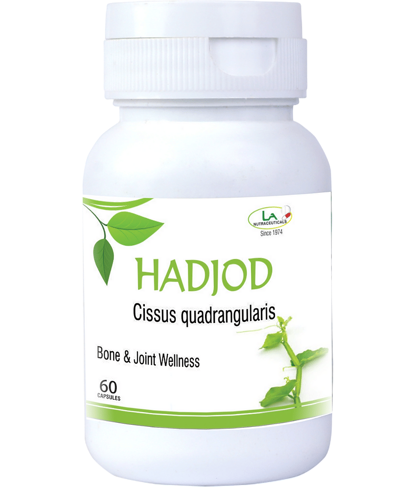 La Nutraceuticals Hadjod (Cissus) Extract Capsules (Pack of 2) Bone Health & Fracture Recovery Support