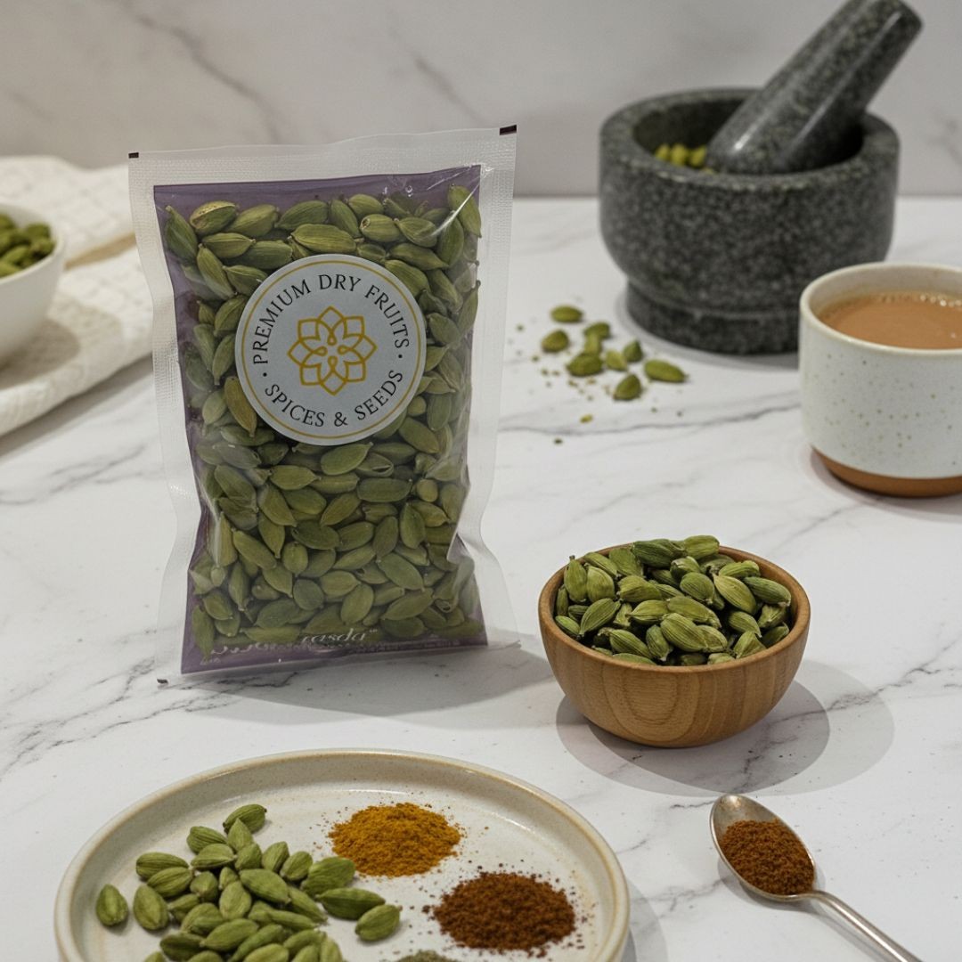 Rasda Green Cardamom Whole - 50g view 2