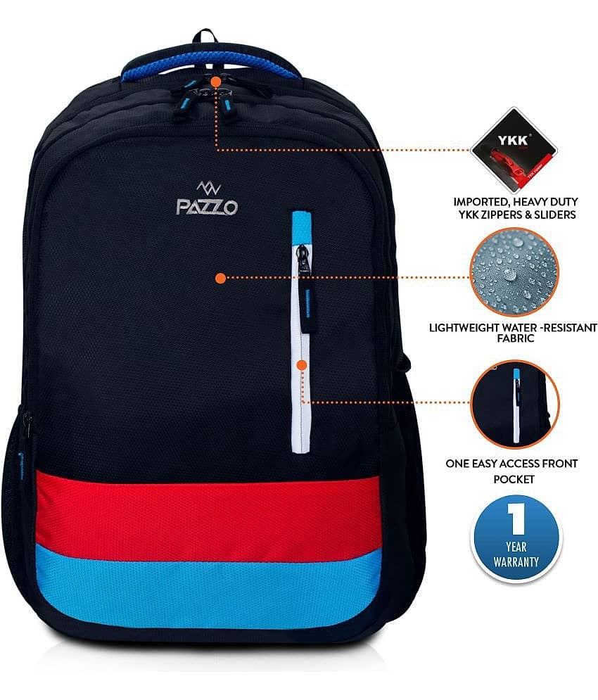 PAZZO 40 Ltrs Grey Backpack view 2
