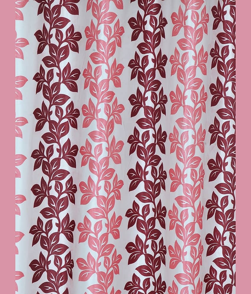 Cortina - Nature Printed Room Darkening Eyelet Curtain-7 Ft-pack of 2 view 2
