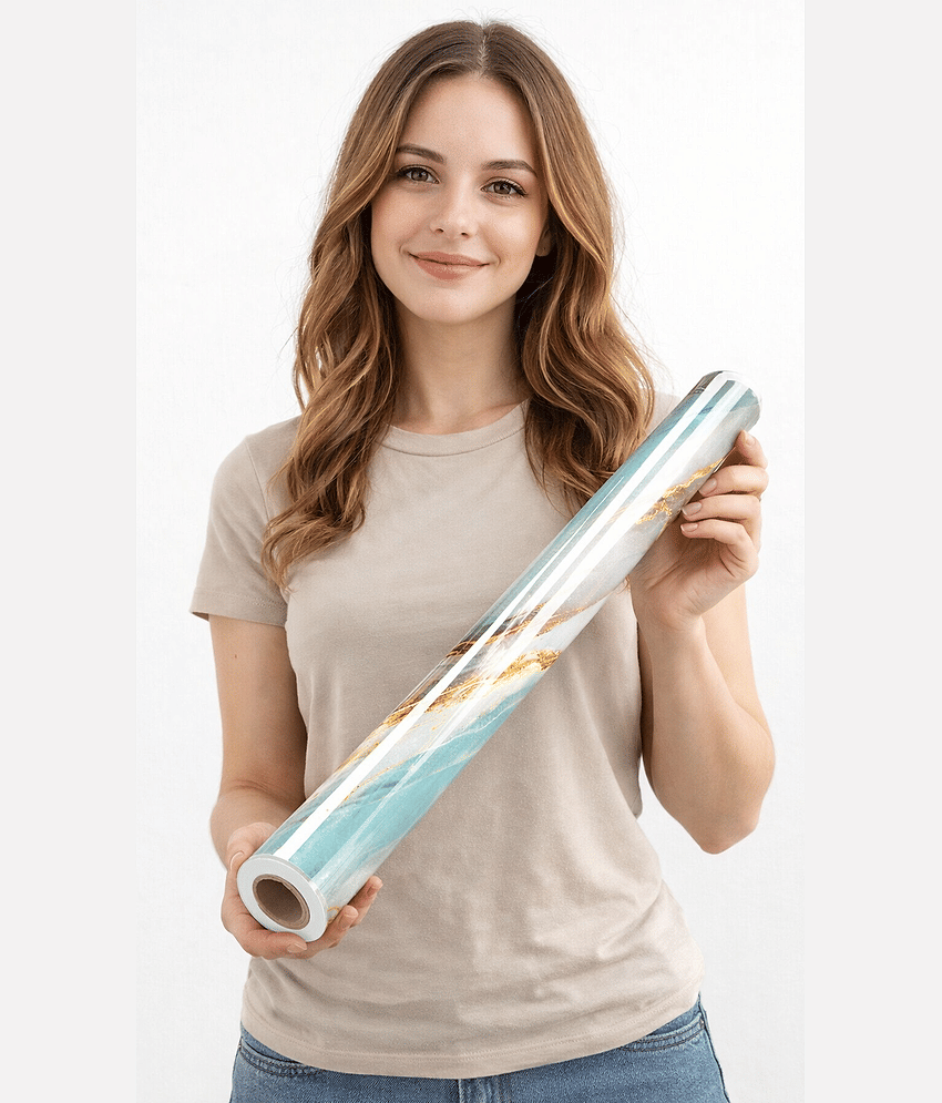 Marble Vinyl Contact Paper for Countertop – 60x200 CM Waterproof Peel & Stick Wallpaper, Self-Adhesive Granite Film for Kitchen, Bathroom, Furniture, Wall Renovation