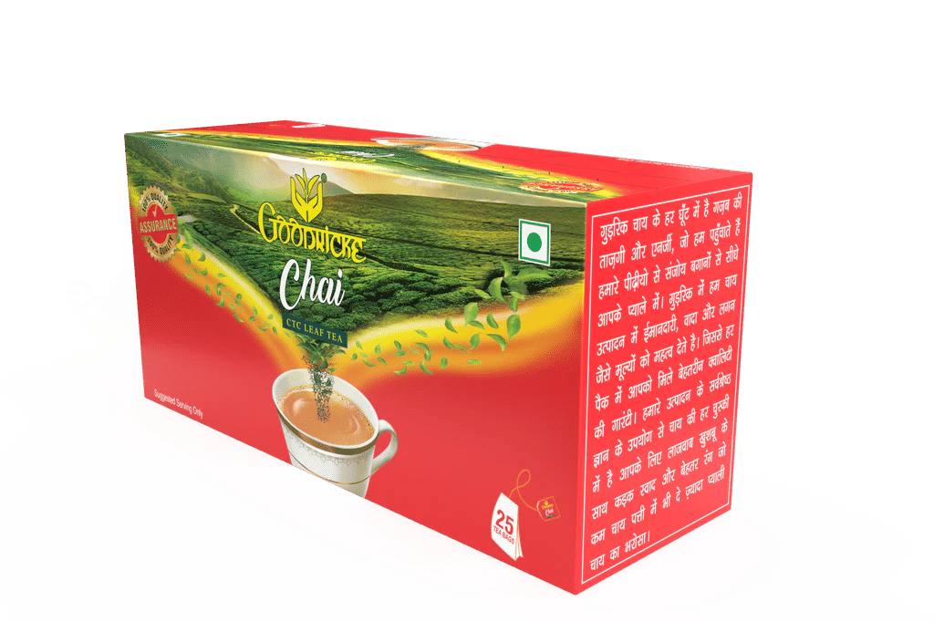 Goodricke Chai Leaf Tea, 25 Tea bags (Pack of 4) view 2