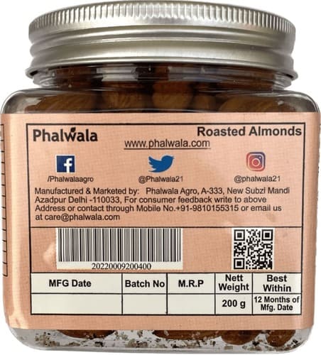 Roasted Almonds 200 Gms view 2