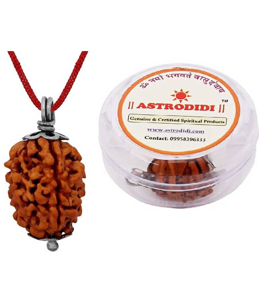 Astrodidi 3 Mukhi Lab Certified Rudraksha Pendant view 2
