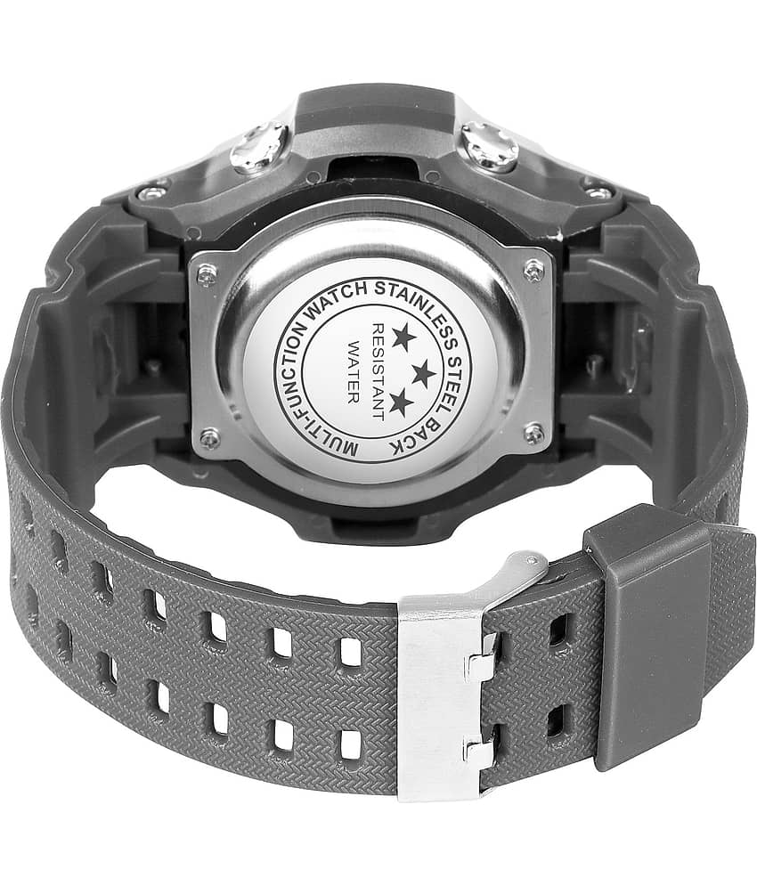 Hala Light Grey Resin Digital Men's Watch view 2