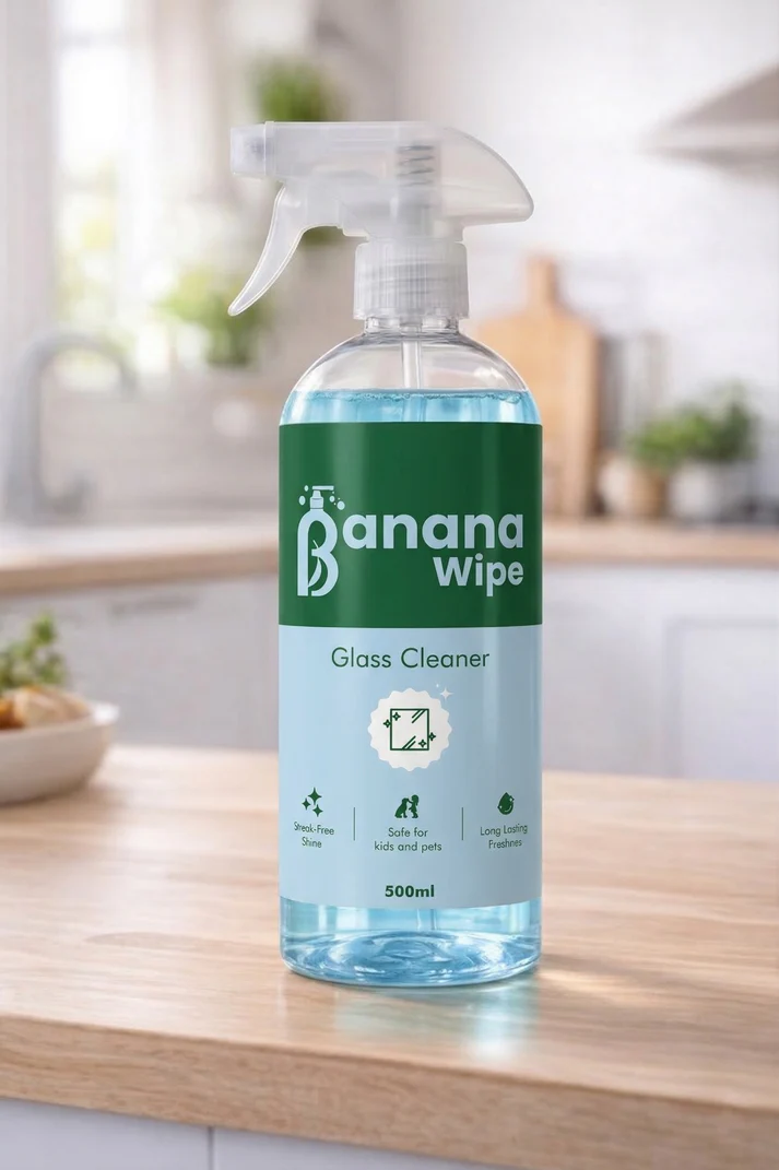 Banana Wipe Glass Cleaner Spray I 500 ml
