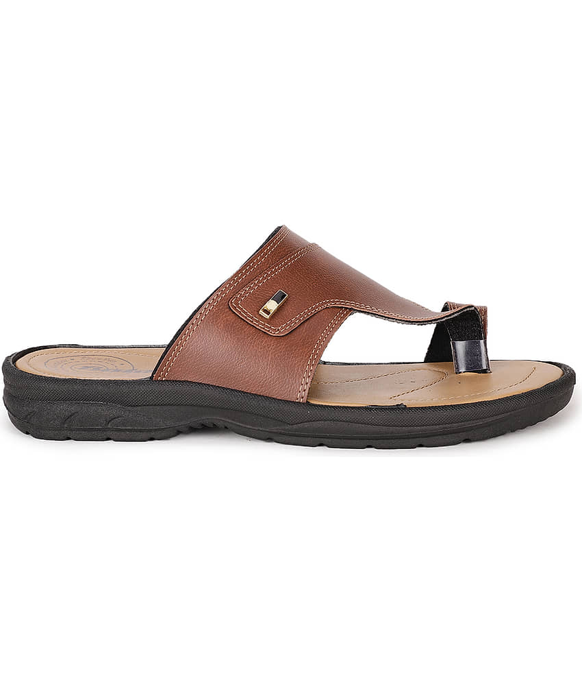 Bata - Brown Men's Sandals view 2