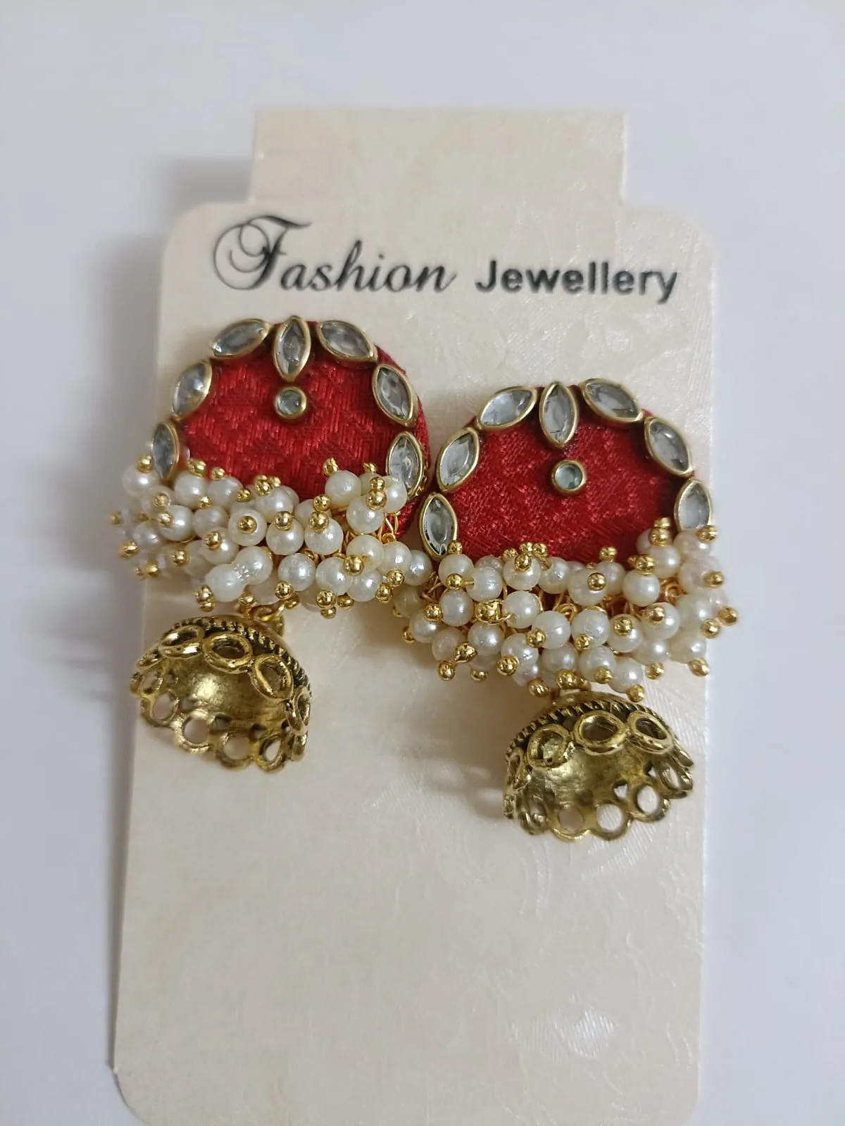 Fabric earings