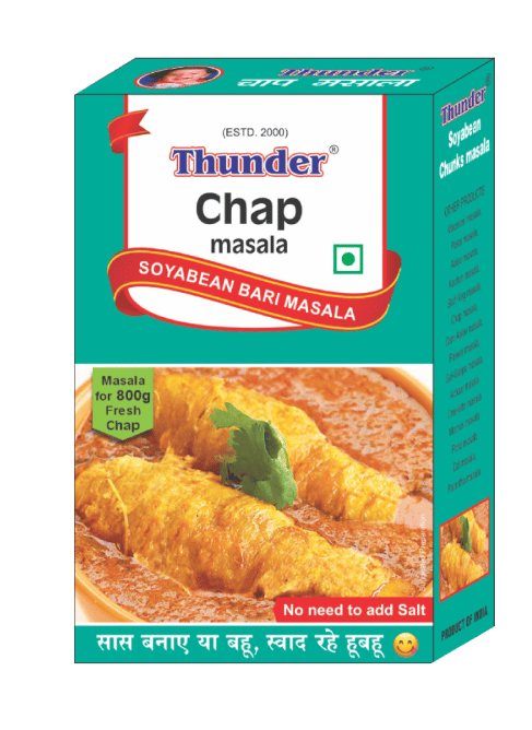 Thunder Soya Chaap Masala 50g : A Complete Recipe Spice Mix