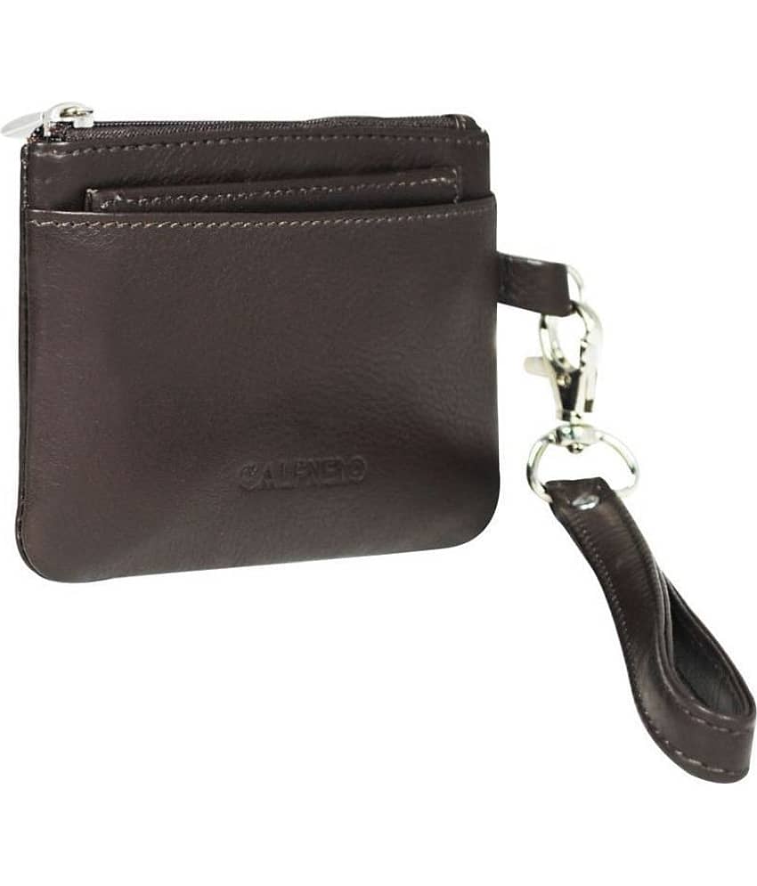 Calfnero Genuine Leather Key Case/Coin Wallet Cum Card Holder view 2