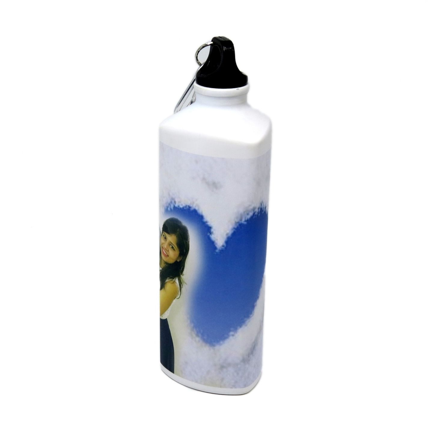 Presto Triangular Shaped Printable Metal Sipper Bottle view 2