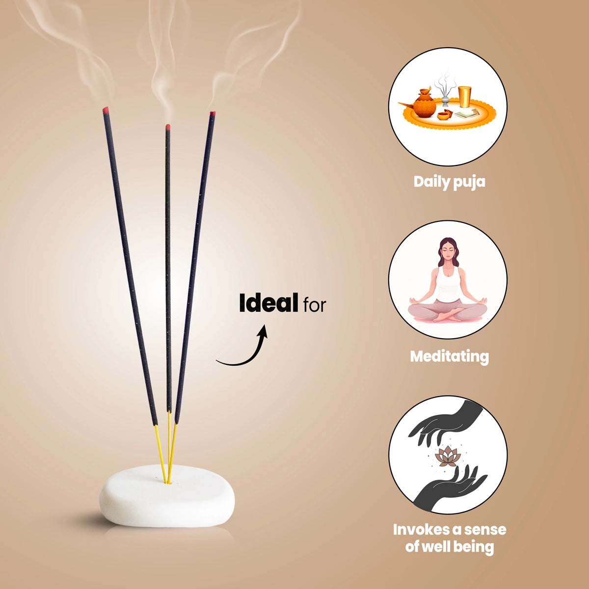 Giri Champa Incense Sticks - 250 Gms | Agarbatti | Agarbathi for Pooja view 2