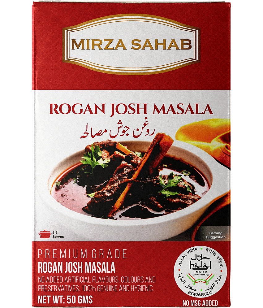 Mirza Sahab Rogan Josh Masala Instant Mix 50 gm Pack of 4 view 2