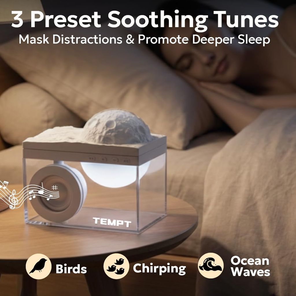 TEMPT Privee Lunar Bluetooth Speaker 8W with LED Moon Light view 2