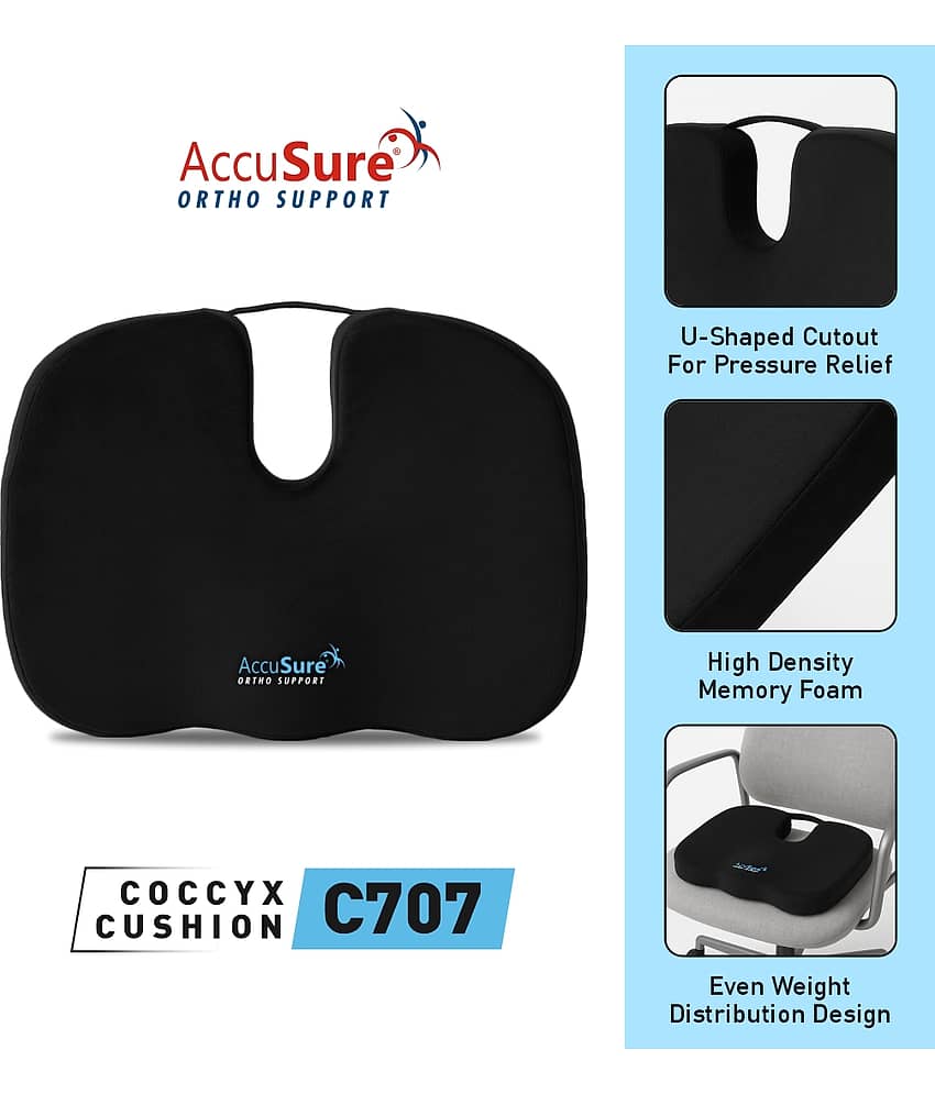ACCUSURE Seat Pillows Single Black view 2