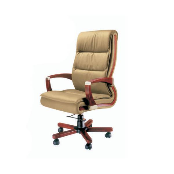 I am Boss - Leatherette Revolving With Wooden Base & Wooden Handle (CS-L04-HB)