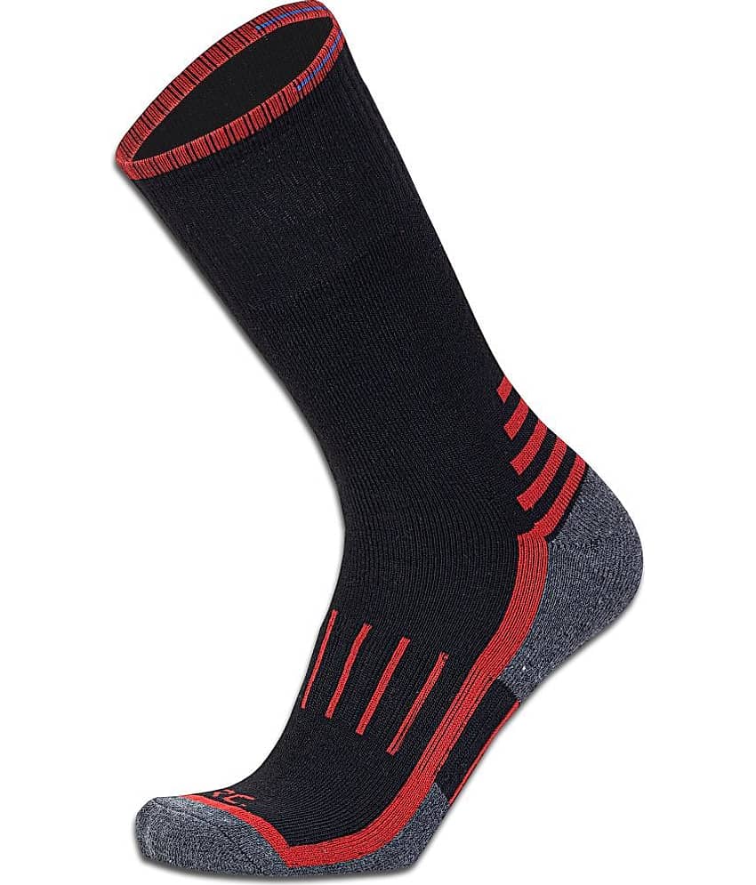 RC. ROYAL CLASS - Woollen Men's Striped Black Full Length Socks ( Pack of 4 ) view 2
