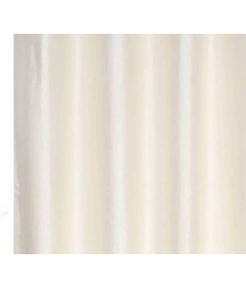 BELLA TRUE Solid SemiTransparent Eyelet Curtain 5 ft ( Pack of 3 ) Multicolor view 2