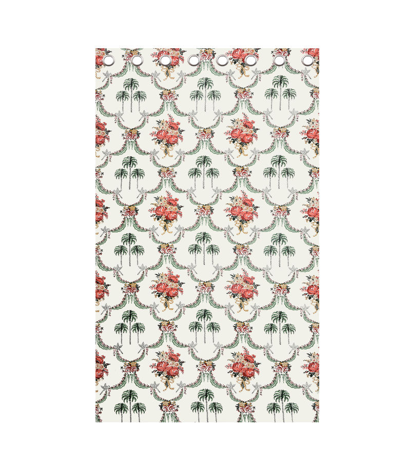 Printroots Heritage Cotton Curtains Hand Block India-Inspired Design ( 7 Feet ) view 2