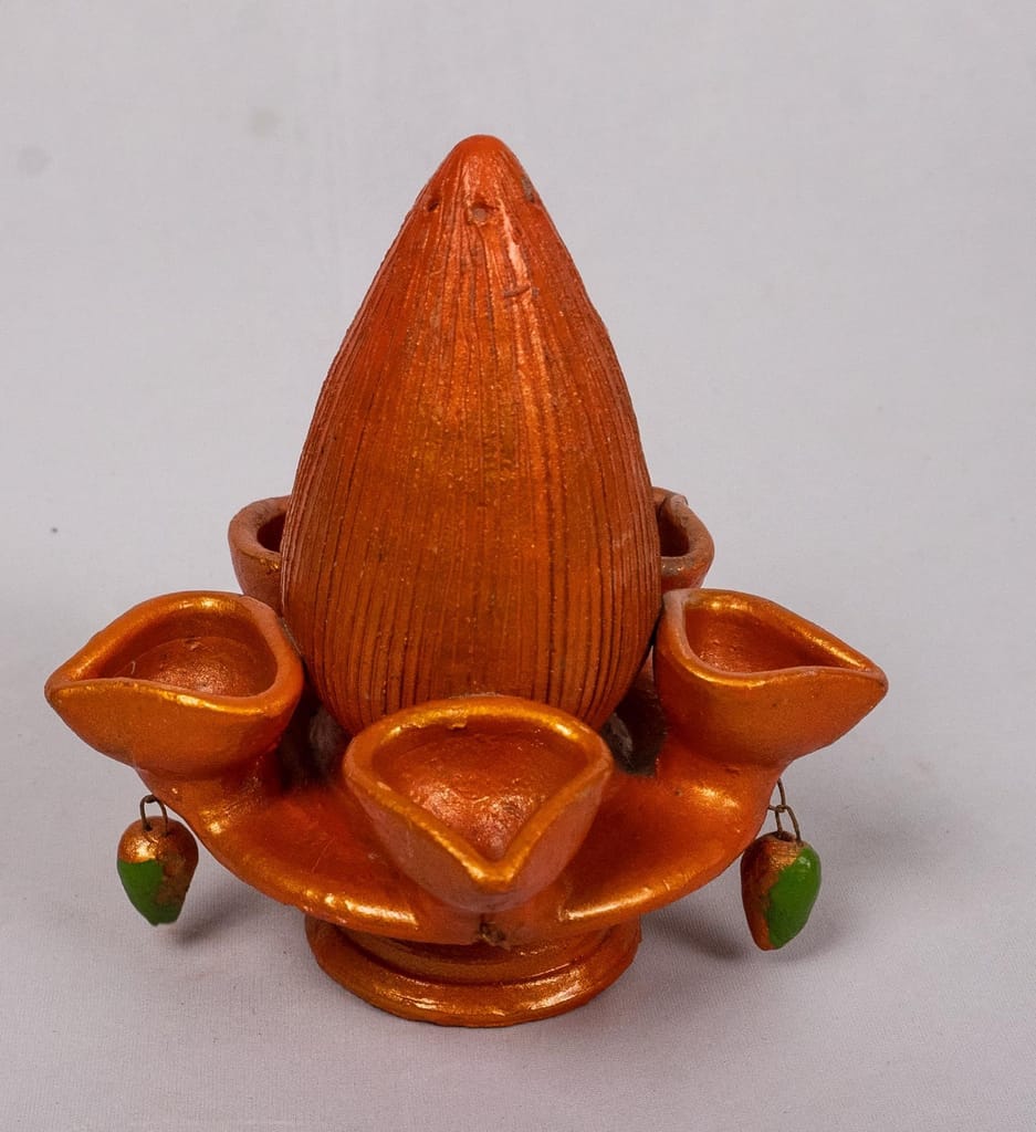 sonchiraiya Earth Clay - diyas cart view 2