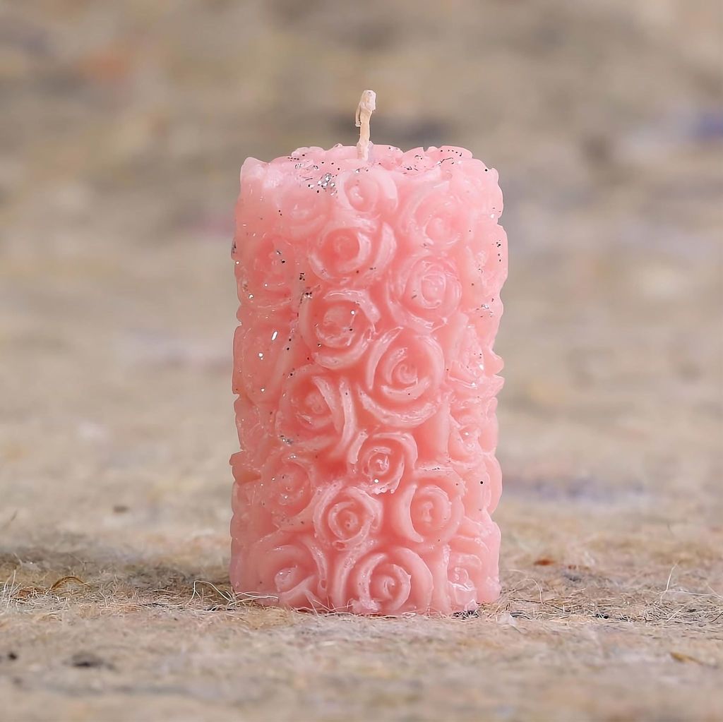 Rose Flower Shape Candle for Home Decor | Romantic Fragrance Candles | Smoke-Free Pillar Candle | Romantic Night view 2