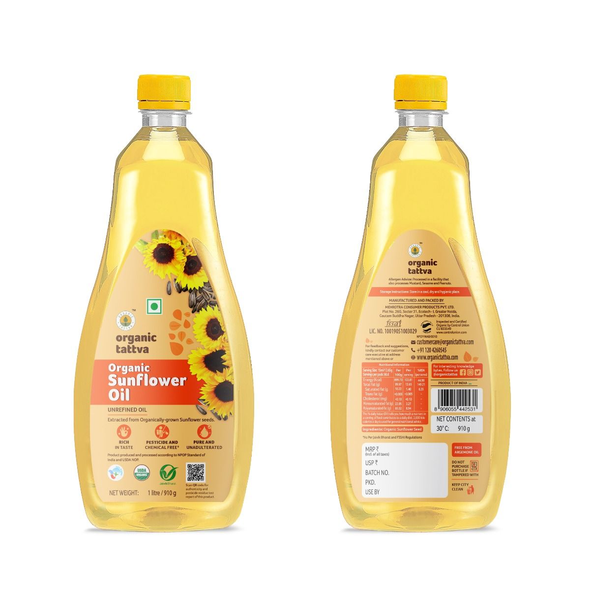 Oils combo - Mustard oil, Sunflower oil, Peanut oil view 2