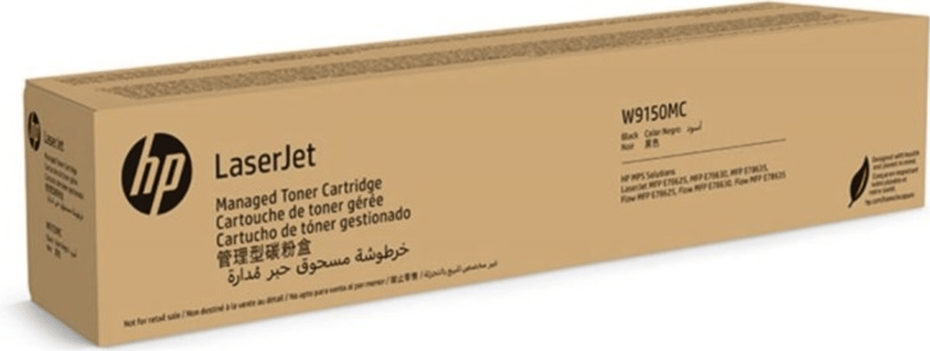 HP W9150MC Black Toner Cartridge Compatible with HP Color LaserJet Managed Enterprise Printer Series view 2