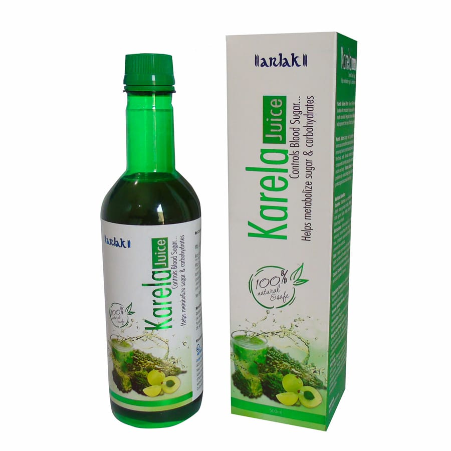 Arlak Karela Herbal Juice for Controls Blood Sugar Levels With Amla, Lemon & Honey (500 ml) view 2
