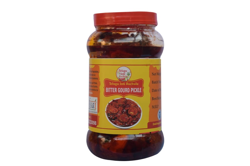 Telugu Inti Ruchulu - Bitter Gourd Pickle