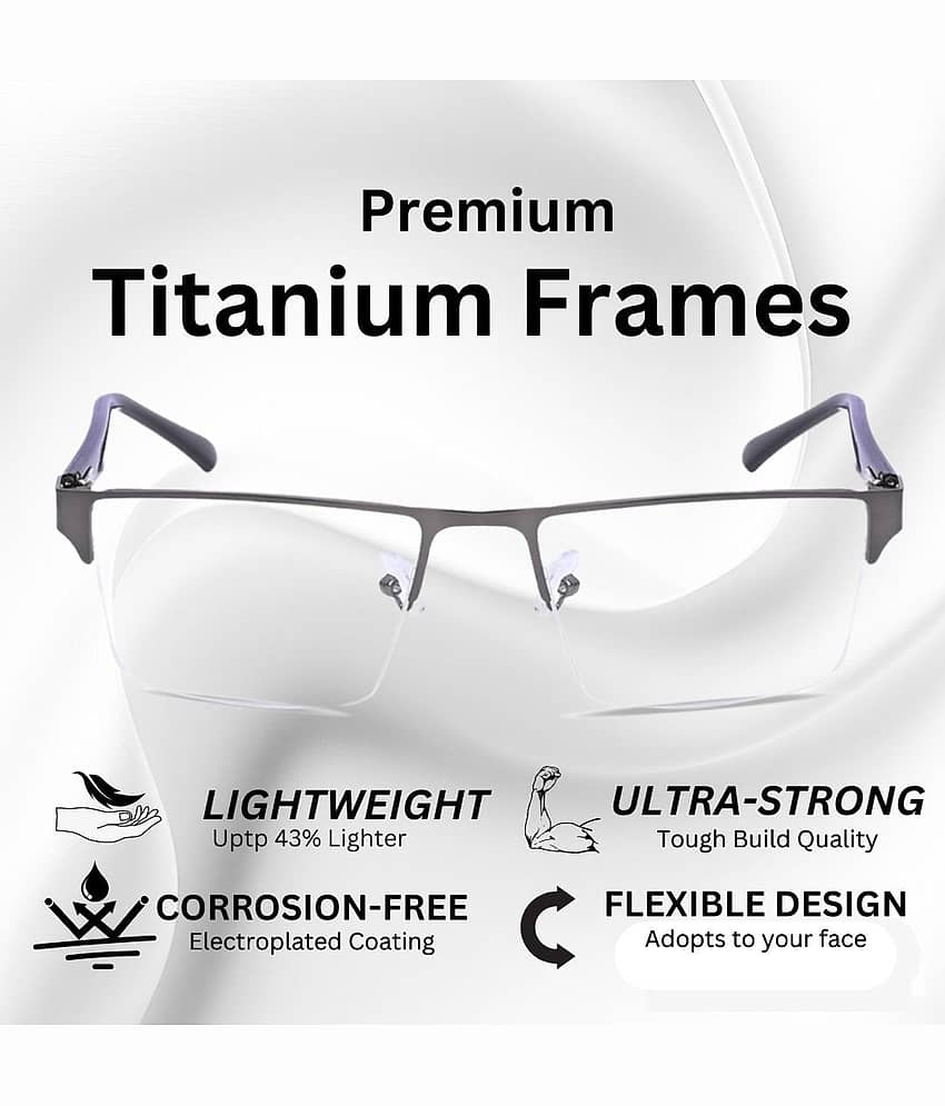 Redex Rectangle Half Rim Reading Glasses view 2