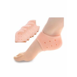 Eastern Club Anti Crack Silicon Gel Heel And Foot Protector Moisturizing Socks for Foot Care 1 Pair view 2
