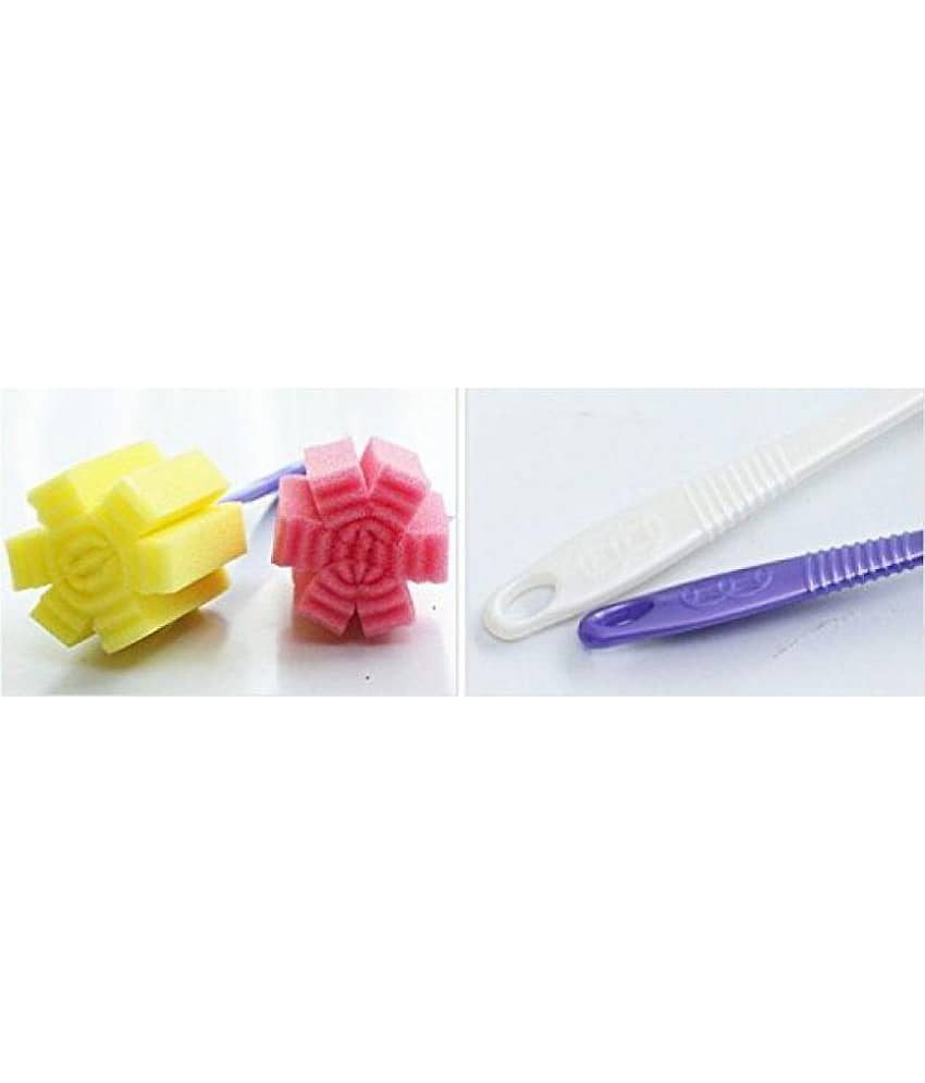YUTIRITI 3Pc Bottle Cleaner Sponge Cleaning Sponge view 2