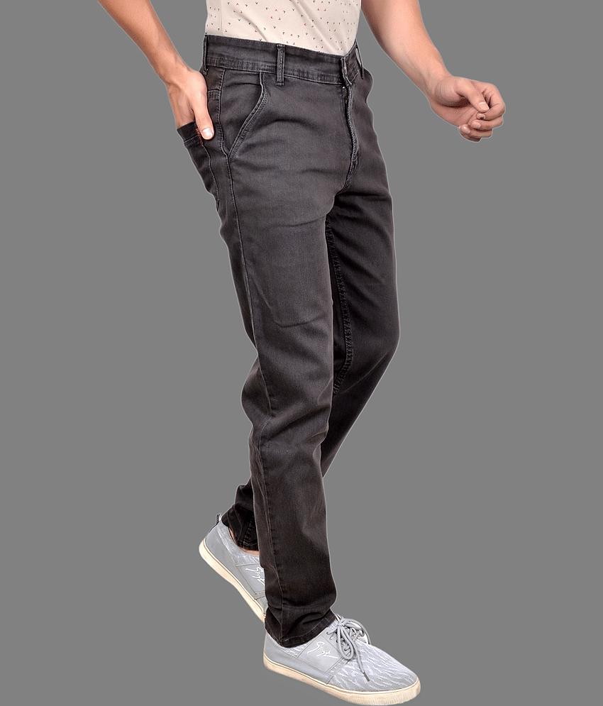 MOUDLIN - Coffee Denim Slim Fit Men's Jeans ( Pack of 1 ) view 2