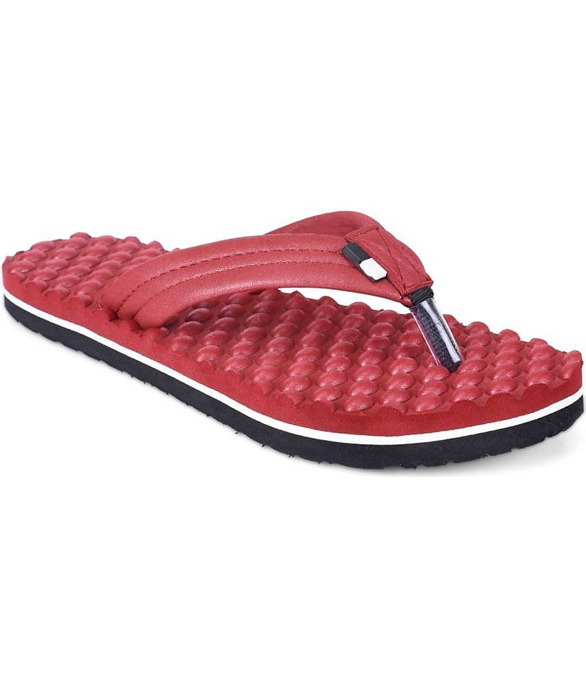 DOCTOR EXTRA SOFT - Brown Women's Massage Flip Flop view 2