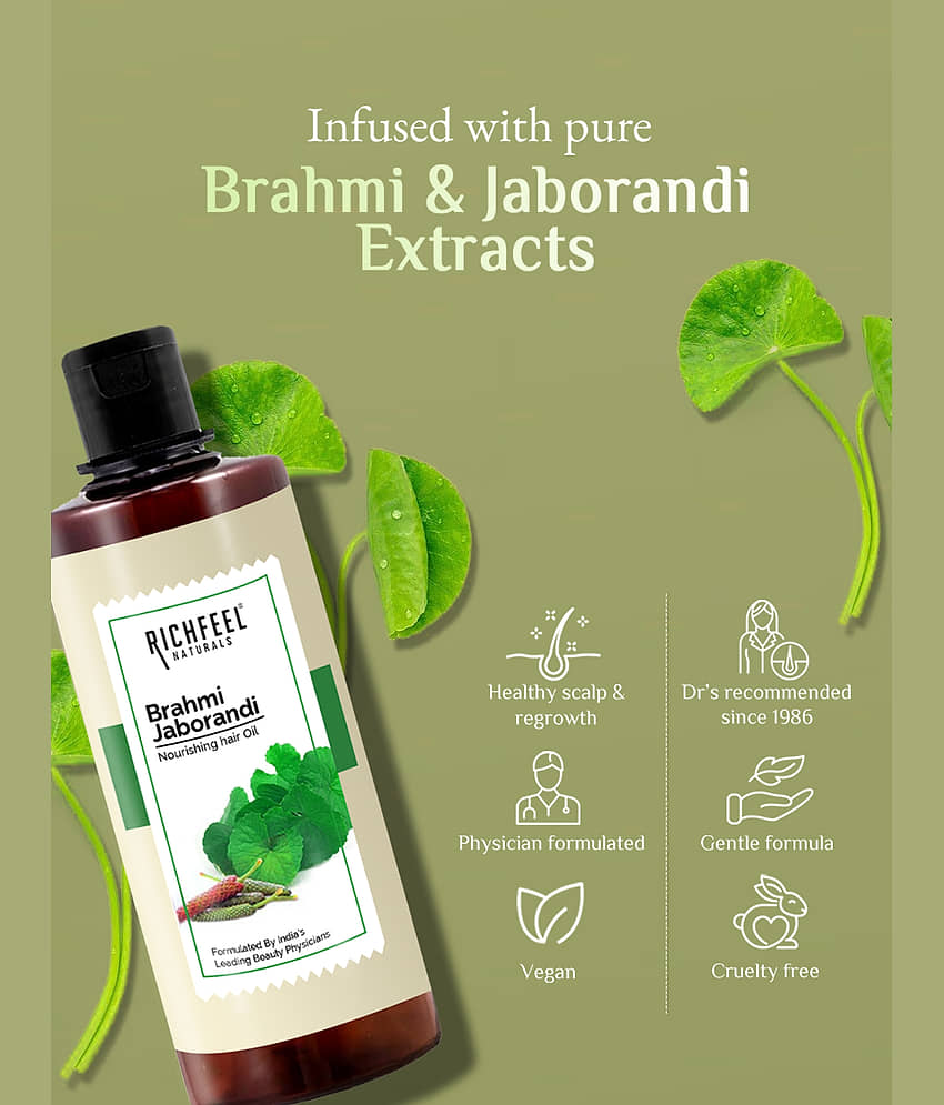 Richfeel Brahmi Jaborandi Hair Oil 500 Ml Pack of 2 view 2