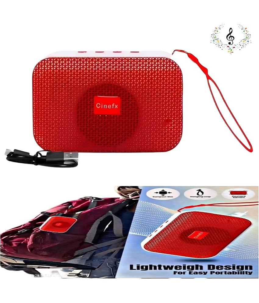 CHARKEE Bluetooth Speaker 5 W Bluetooth Speaker Bluetooth V 5.0 with USB Playback Time 3 hrs Assorted
