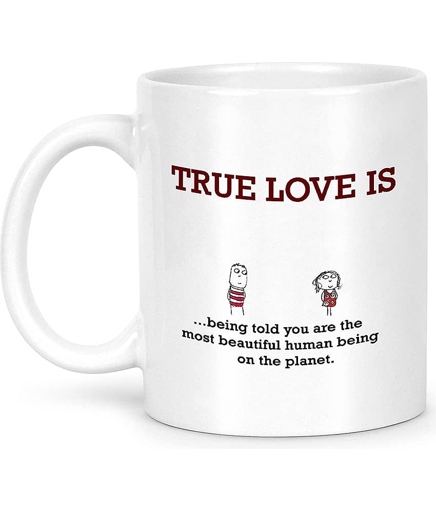 Idream Quote Printed Ceramic Coffee Mug 1 Pcs 330 mL view 2