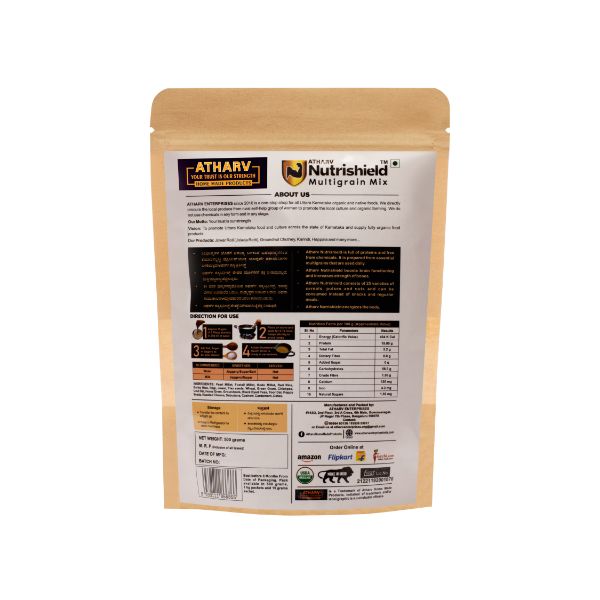 ATHARV Nutrishield Powder (Multigrain Mix) (500g) view 2