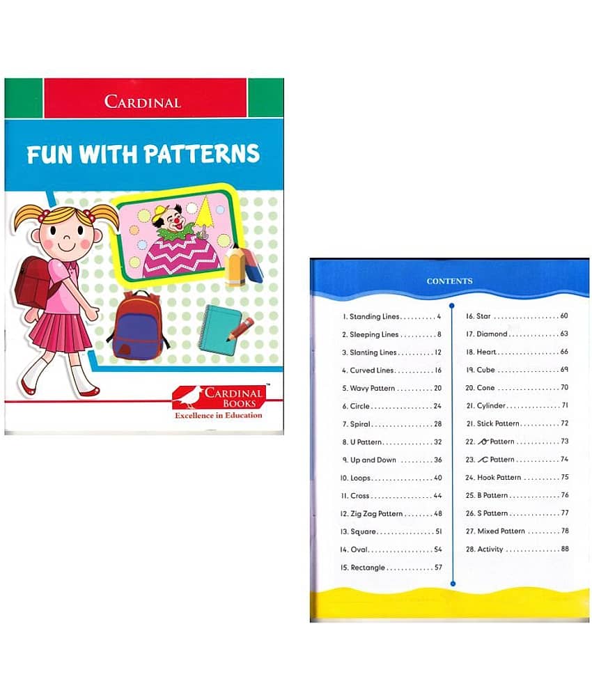 Cardinal ABC & Pattern Book Set (Set Of 2) view 2