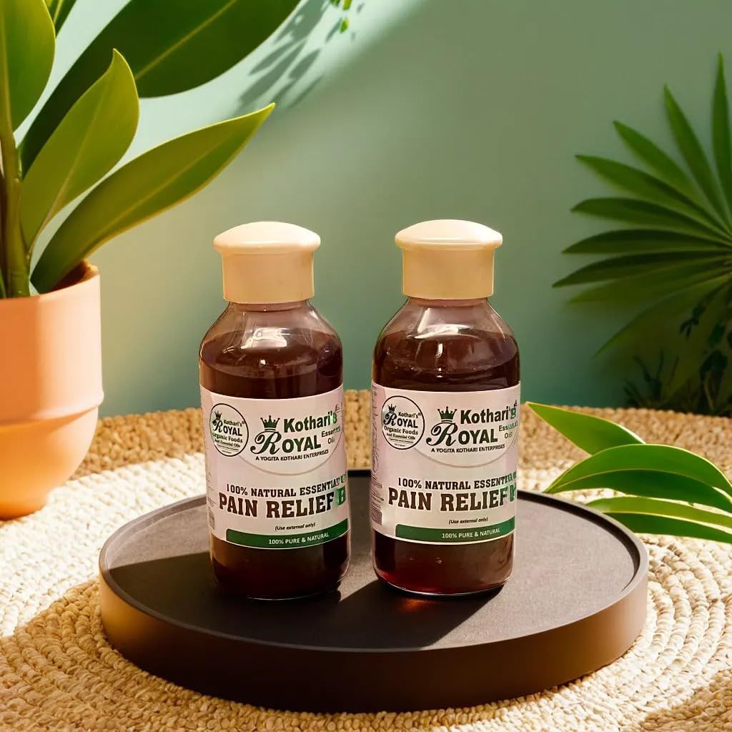 Kothari's Royal Pain Relief Oil 200ML Pack of 2 / Pain Relief Oil | For Joint, Back, Knee, Shoulder & Muscle pain | view 2