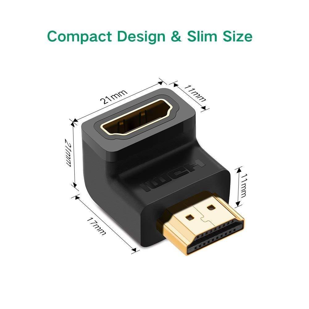 HDMI Male to Female Converter Right Angle L Shape HDMI Adapter Extender for Led LCD TV Stick,Xbox,PS3 PS4 view 2