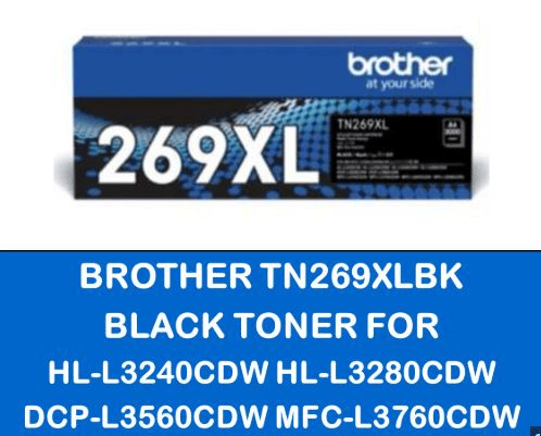 Brother Toner TN-269XLBK (Black Colour) Has 3000 Pages Yield Compatible with HL-L3220CDW HL-L3280CDW DCP-L3560CDW MFC-L3760CDW view 2