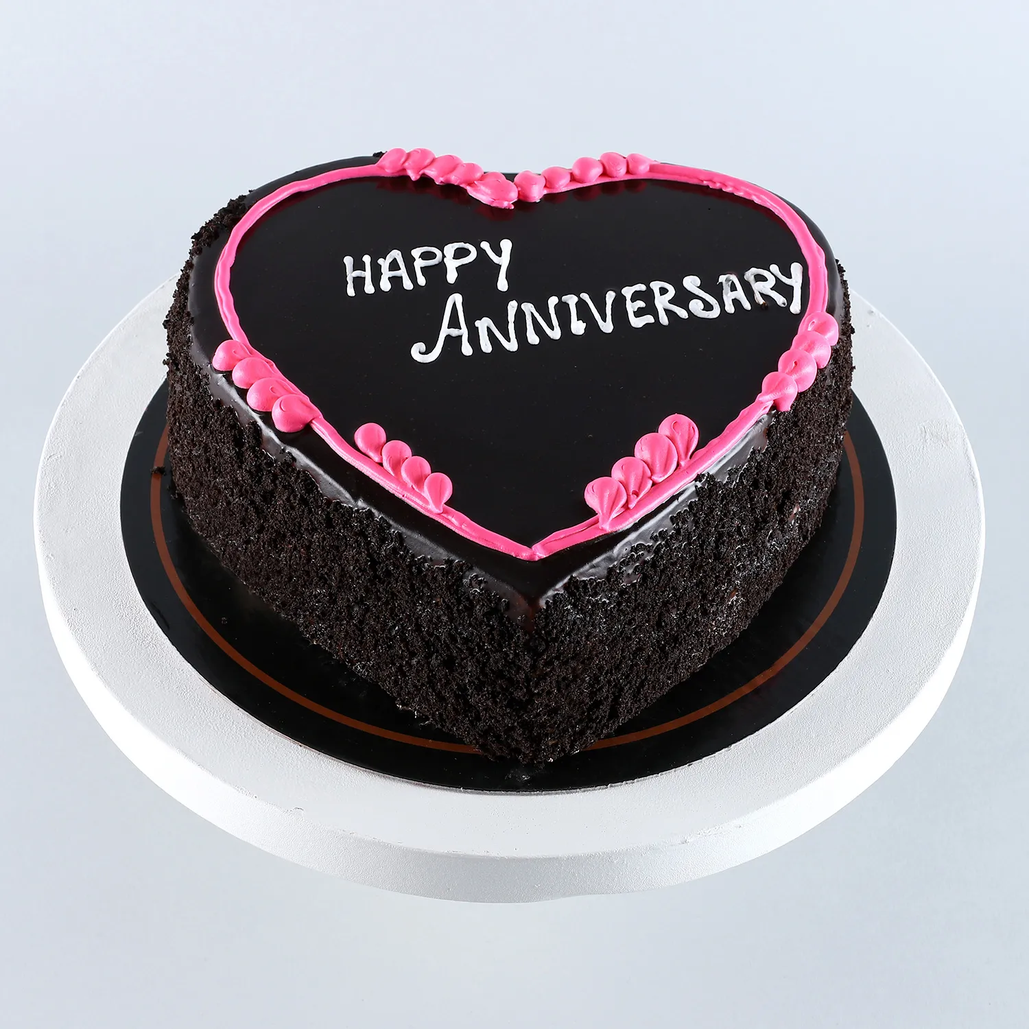 Happy Anniversary Heart Shaped Cake Half Kg view 2